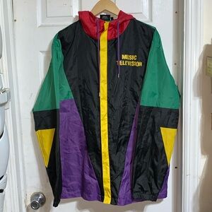 MTV COLORBLOCK WINDBREAKER Sz L